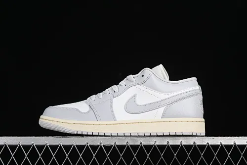 All categories Air Jordan Jordan series basketball shoes Air Jordan 1 Low G version pure original Air Jordan 1 Low AJ1 Joe 1 white gray low-top cultural casual sneakers DC0774-103